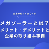 メガソーラーとは？注目される社会的背景、メリットと環境破壊などのデメリット、日本企業の導入事例を解説